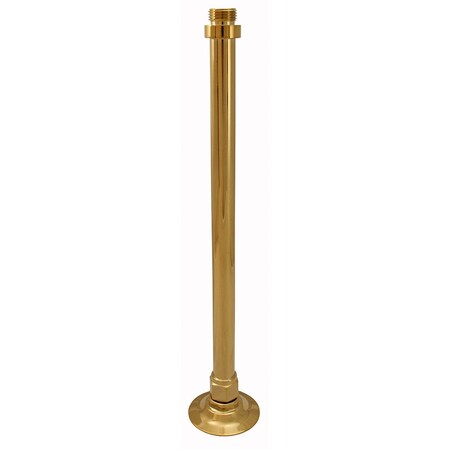 Jones Stephens Polished Brass PVD 12in. Ceiling Mount Shower Arm S01152